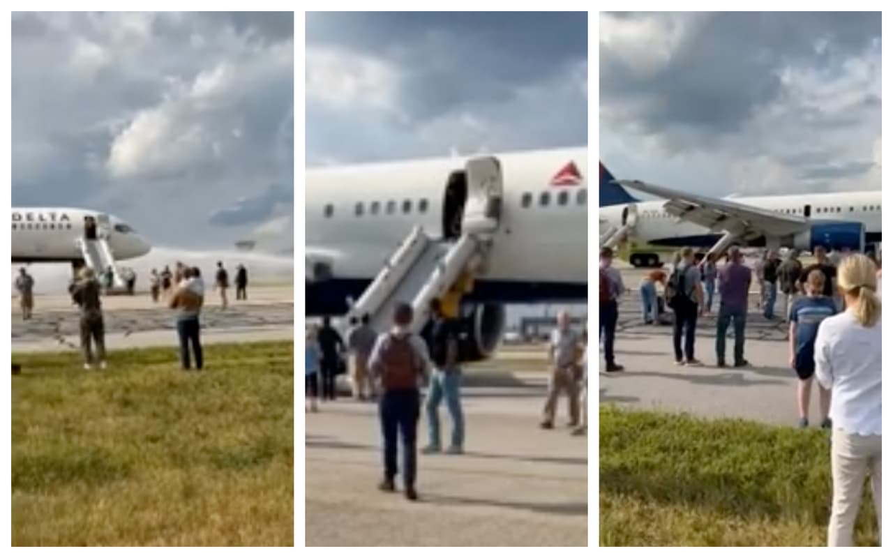 Vuelo de Delta sufre percance tras reventarse una llanta durante aterrizaje en Atlanta; hubo un pasajero herido 
