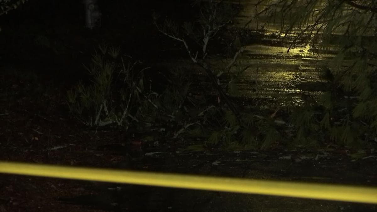 Daños causados por lluvias en el área metropolitana de Atlanta.