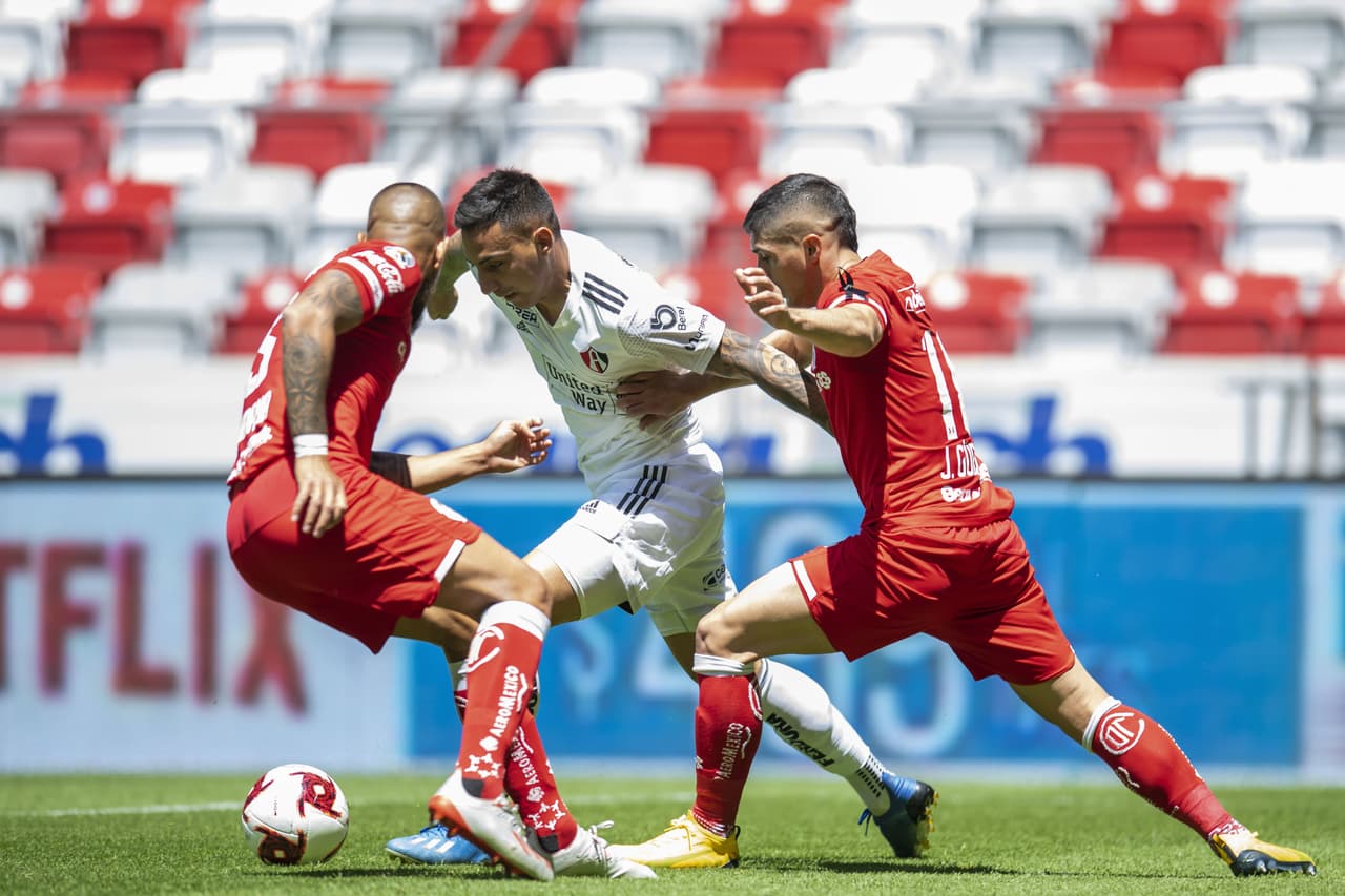 Toluca se ve temeroso, pues tras el gol perdió la concentración del partido.