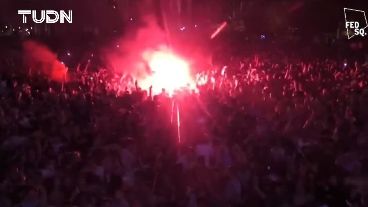 Increíbles festejos en Australia tras triunfo ante Túnez