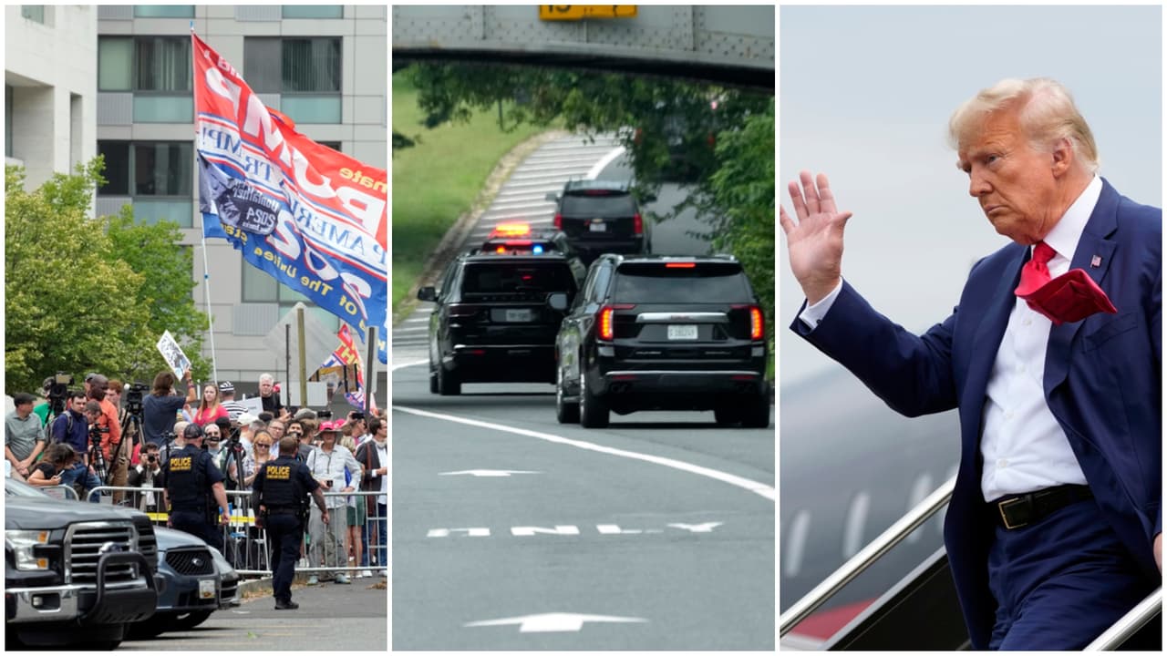 Dos días después de haber sido 
<b>acusado por tercera vez, ahora de cuatro delitos graves en sus esfuerzos para anular su derrota en las elecciones de 2020</b>, el expresidente Donald Trump compareció este jueves ante la Corte en DC, en un juzgado cerca del Capitolio en el que 
<b>se declaró no culpable.</b>