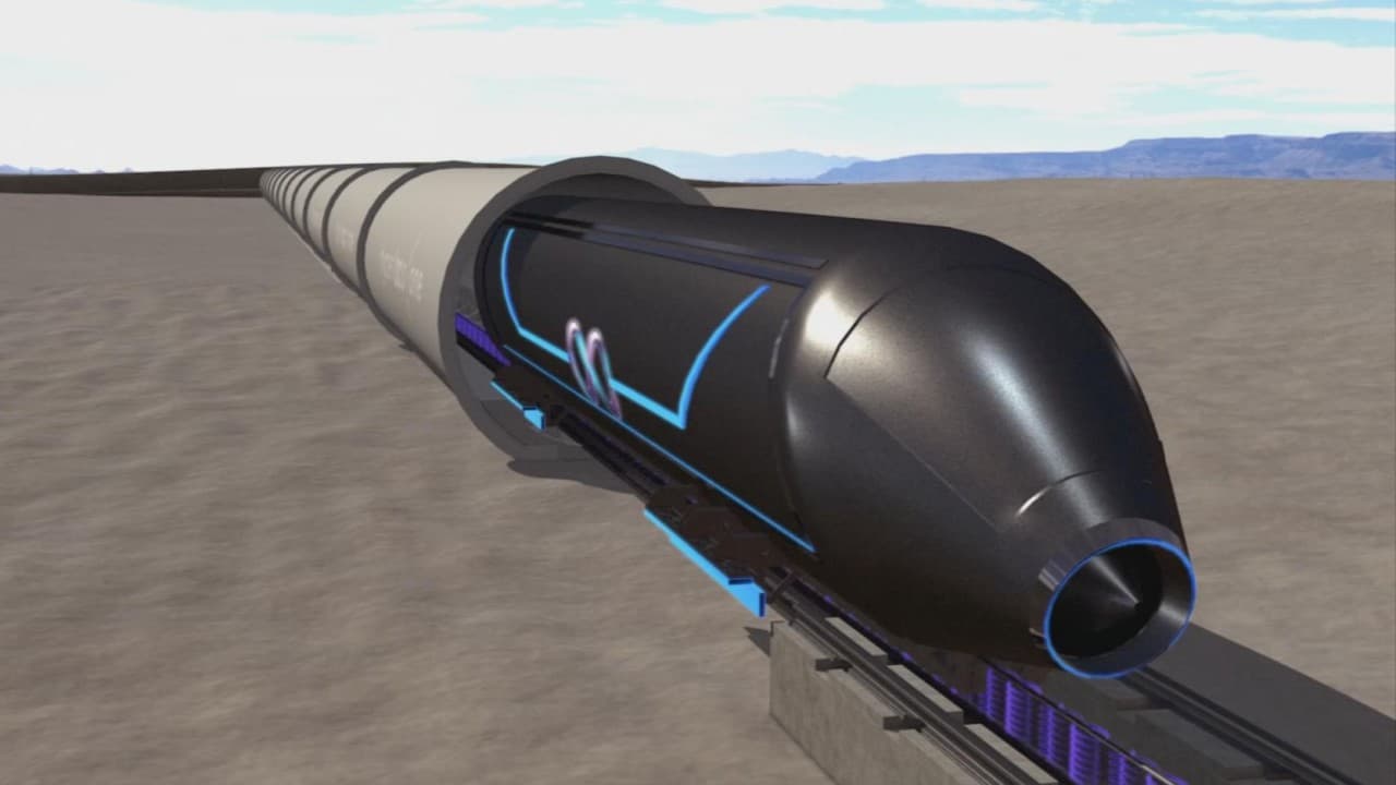 La tecnología de transporte ultrarrápido ‘hyperloop’ fue probada por primera vez -y con éxito- en Las Vegas