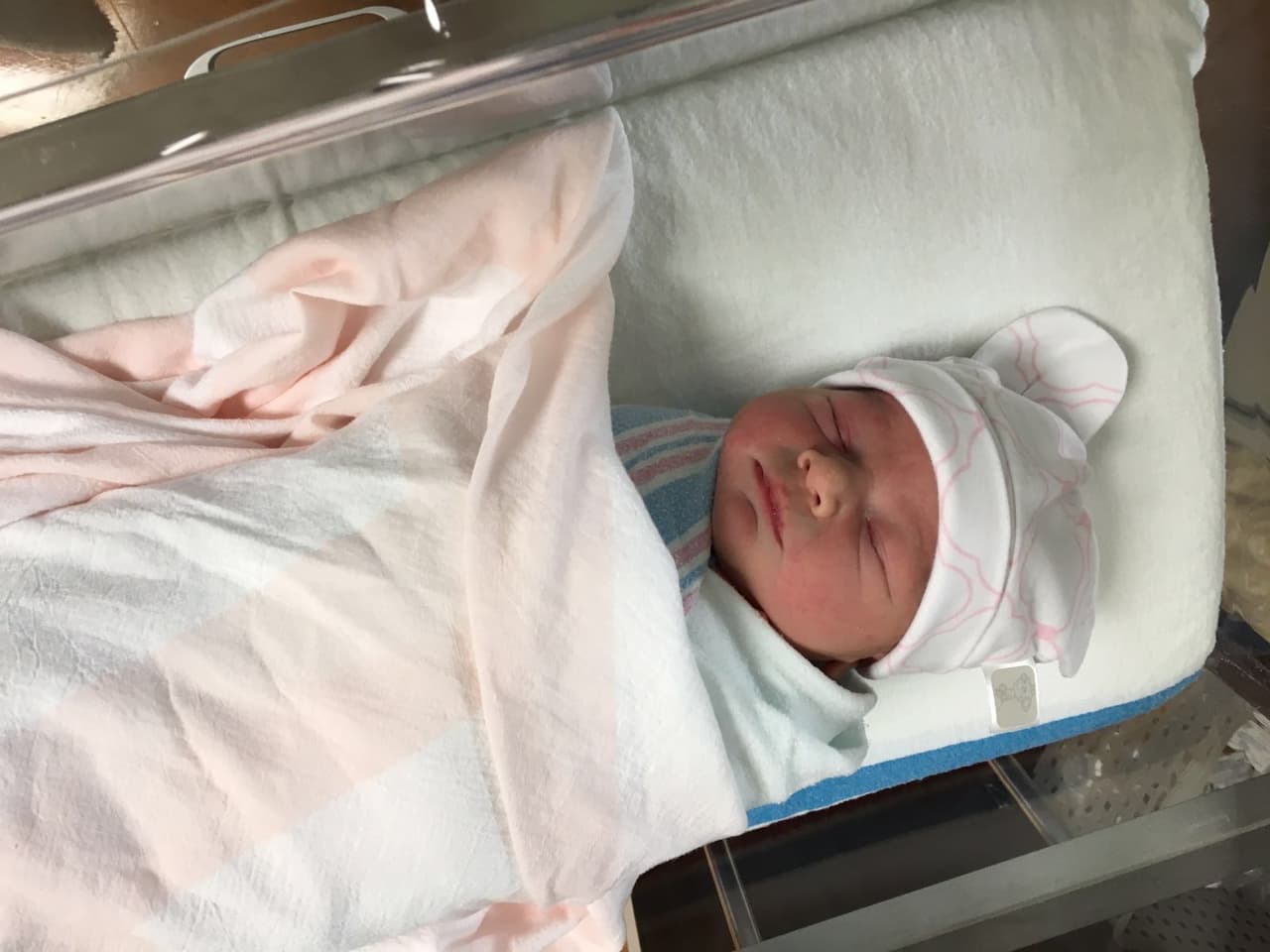 Alana Christine Butler Pretto nació el sábado 28 de mayo a las 7:20 de la mañana.