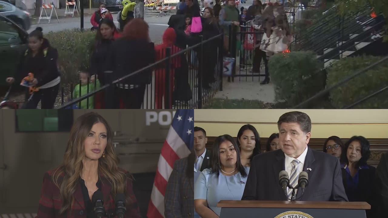 Pritzker pide un alto a las redadas durante la Noche de Brujas: Kristi Noem asegura que continuarán 