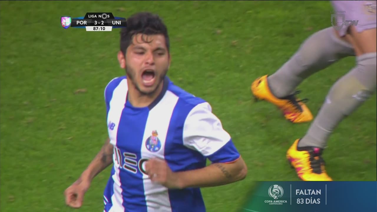 El 'Tecatito' Corona le dio la victoria al Porto sobre Uniao de Madeira