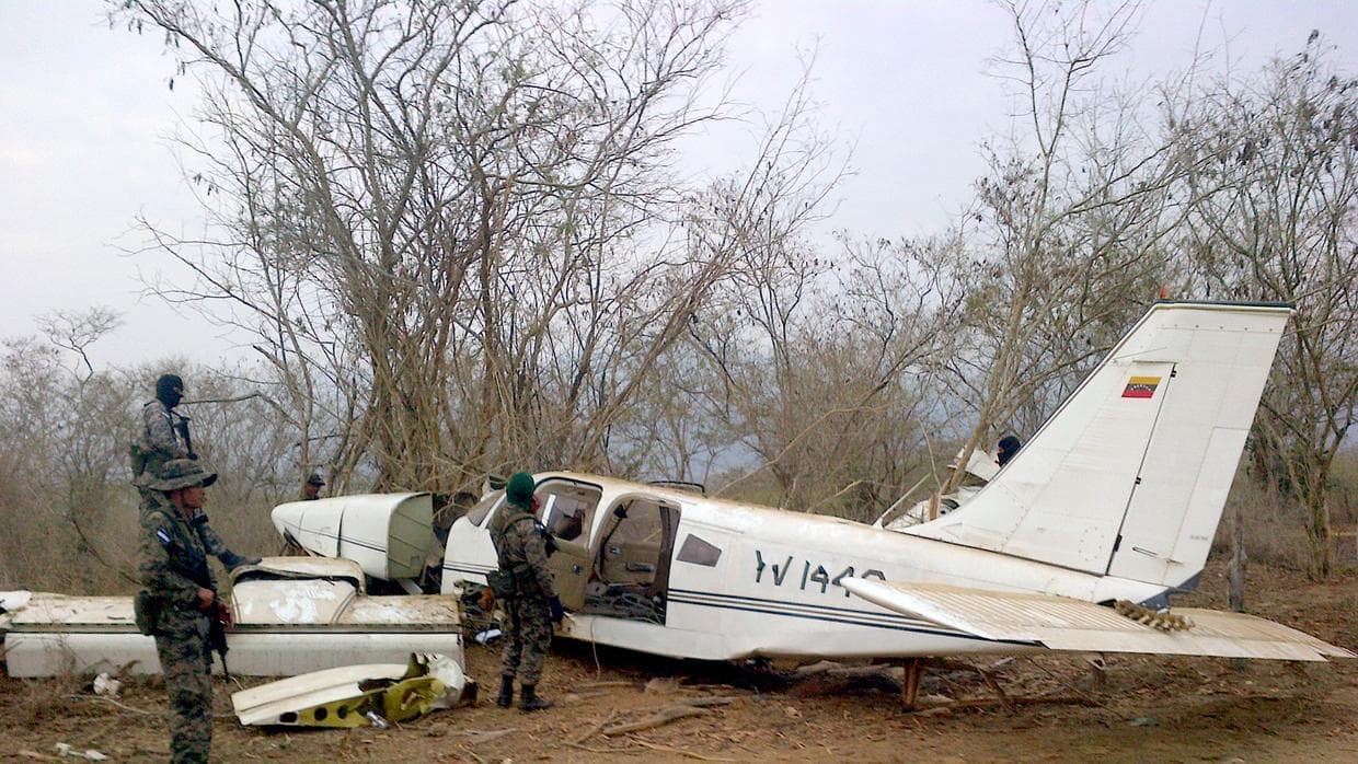 Drug smuggling airplane from Venezuela seized by Rodriguez' unit.