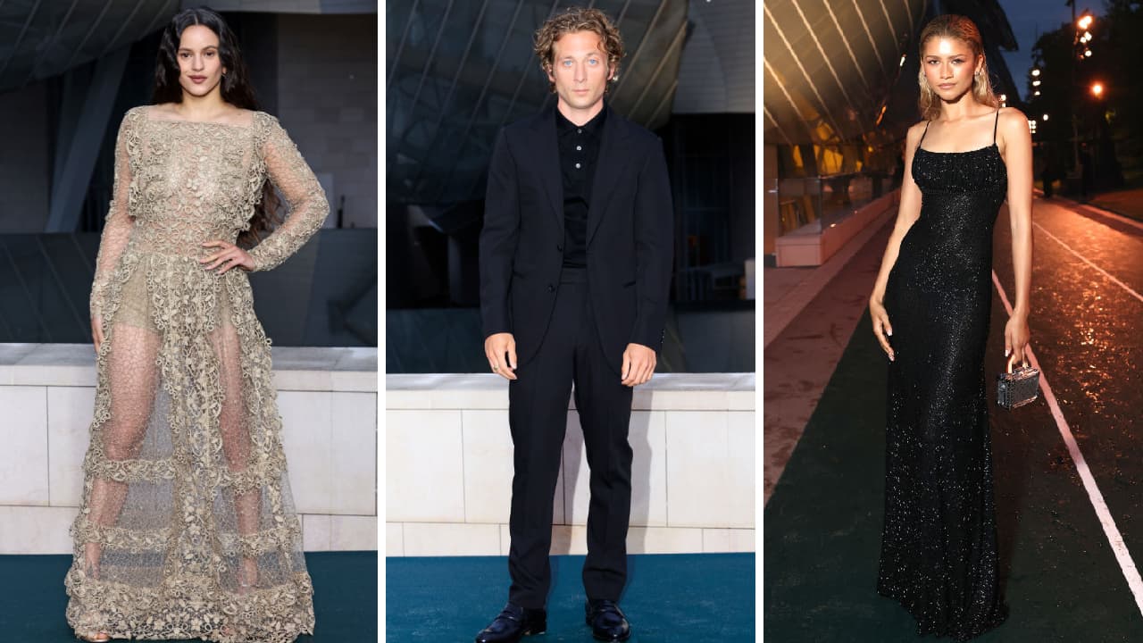 Famosos como Rosalía, Jeremy Allen White y Zendaya asistieron a un importante evento organizado por la Fundación Louis Vuitton.