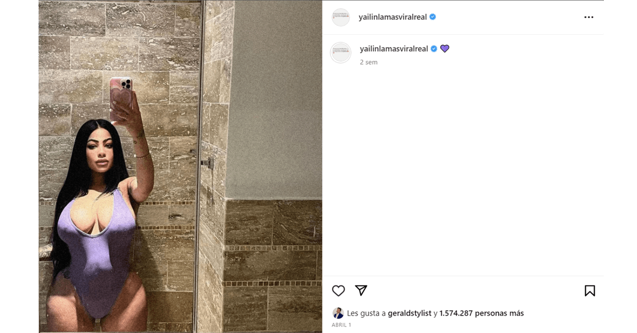 Yailin La Más Viral presumió su figura tras dar a luz a su hija