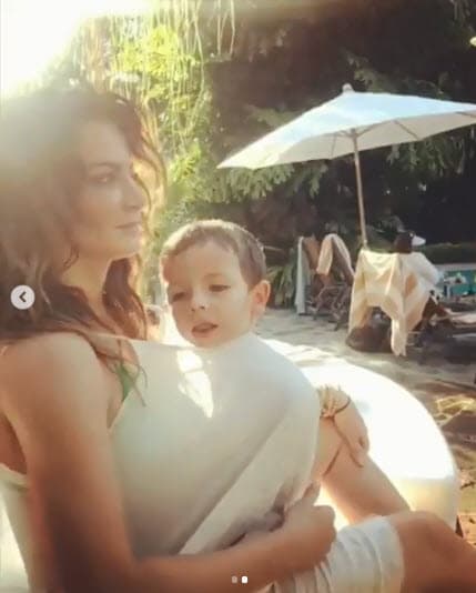 Junto a estas imágenes, Silvia escribió: "Amor, amor, amor".