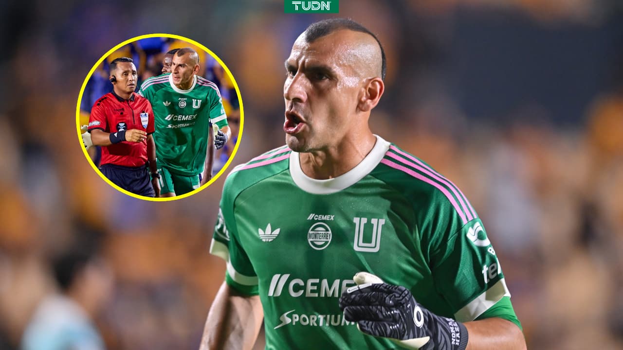 Revelan el castigo de Nahuel Guzmán por empujar al árbitro en Leagues Cup