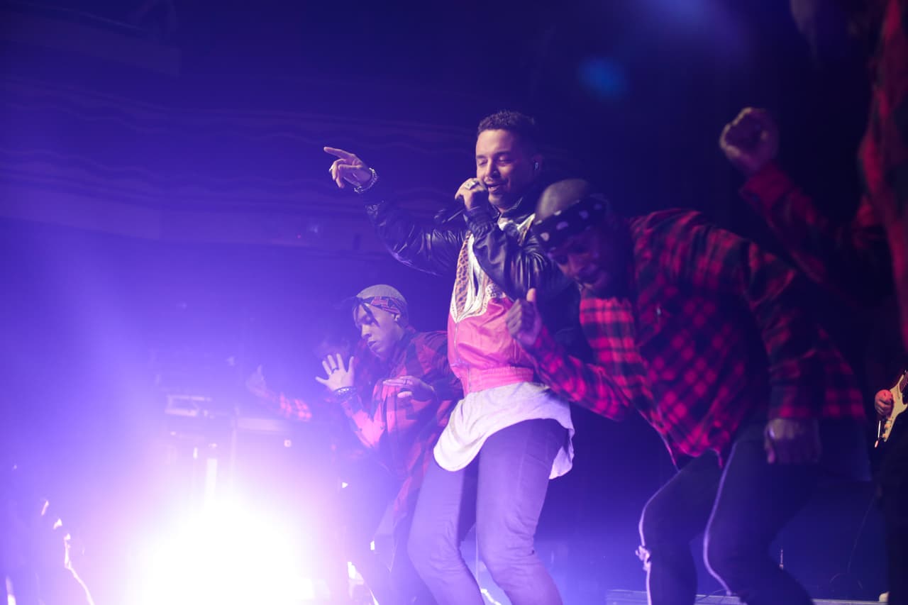 Balvin demostró que también sabe moverse.