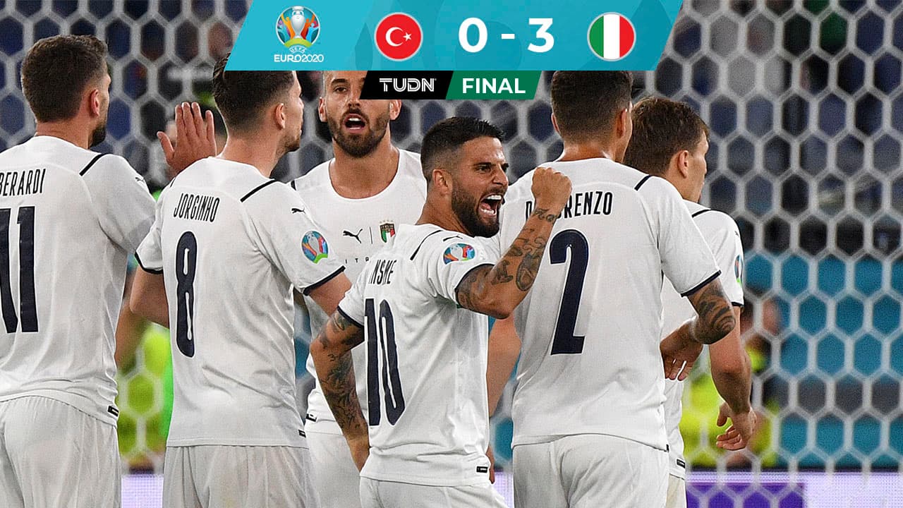 ¡Mucha forza! Italia inaugura la Euro 2020 con goleada a Turquía