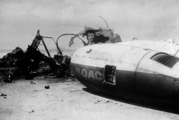 30- La BOAC o British Overseas Airways Corporation suma 632 fallecidos. En la foto, un avión que fue secuestrado en 1970 por el FPLP. Foto: B3A.