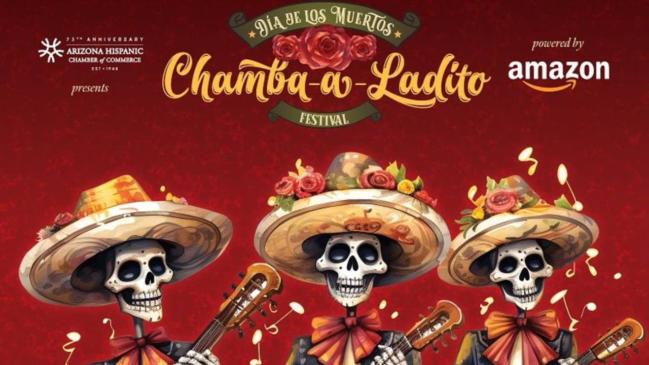 La 
<b>Cámara de Comercio Hispana de Arizona</b> (AZHCC) en asociación con Amazon celebra el "Día de los Muertos" en el “Festival Chamba-a-Ladito”, donde se honrarán las tradiciones y legados de nuestros seres queridos que fallecieron antes que nosotros.
<br>
<br>El evento se realizará el jueves 2 de noviembre a partir de las 4 p.m. en el Desert Sky Mall ubicado sobre el 7611 de W Thomas Rd, en Phoenix. Este es un evento gratuito y abierto al público.