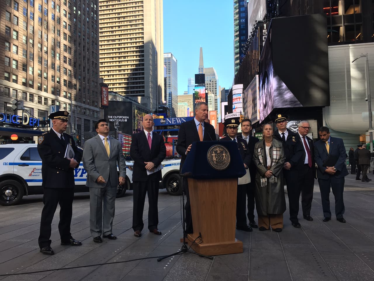 Sin precedentes el operativo de seguridad para las elecciones presidenciales en Nueva York