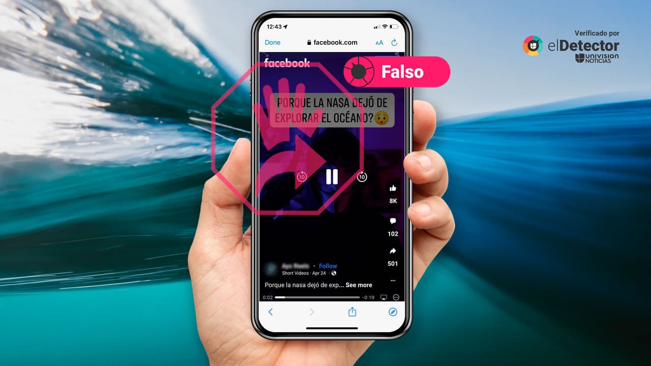 La NASA NO dejó de explorar el océano en 1978, como dice ese video viral
