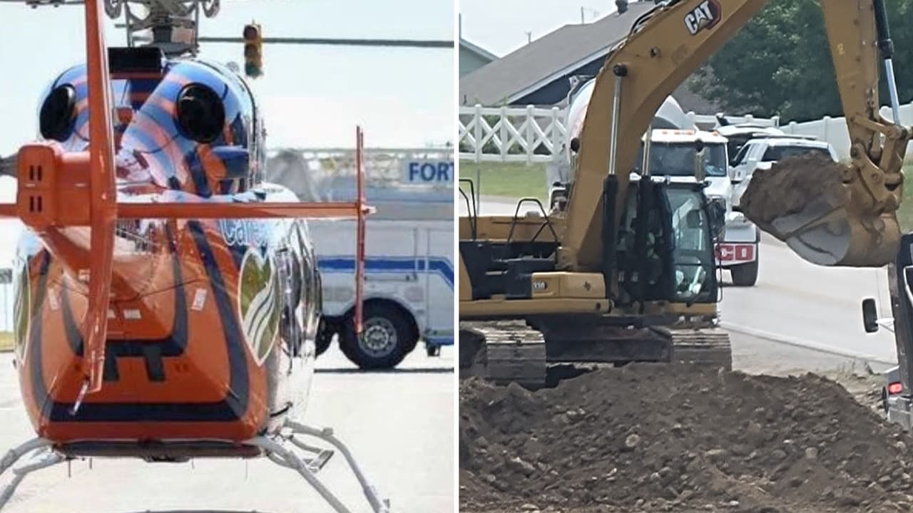 A unos 20 pies de profundidad: Rescatan a dos personas bajo tierra en Texas