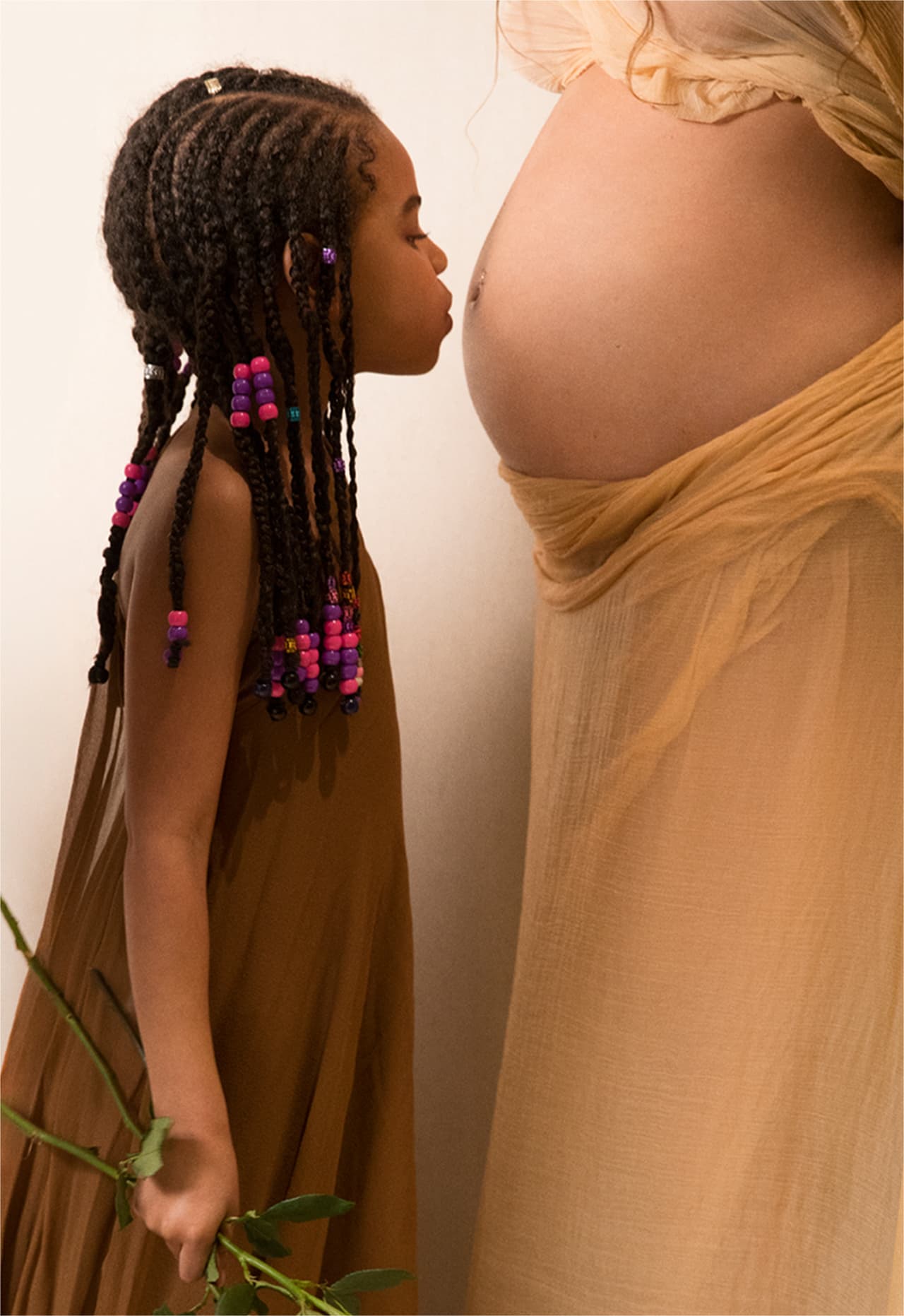 Su hija Blue Ivy también participó en el montaje.