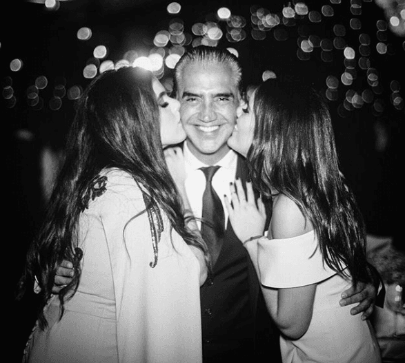 El cantante Alejandro Fernández es otro de los famosos que también ha compartido en redes sociales imágenes donde aparece acompañado de sus hijos.