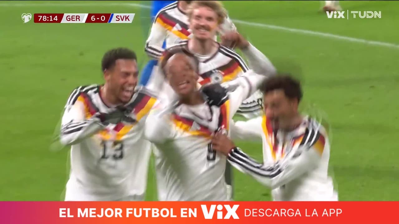 ¡Jugadón de Alemania y llegó el sexto gol! Fiesta en la Red Bull Arena