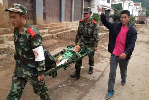 El epicentro se registró en el condado de Ludian, un territorio que tiene 439,000 habitantes y que pertenece a la ciudad de Zhaotong.