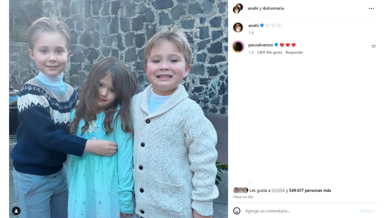 Así posaron los hijos de Anahí y Dulce María.