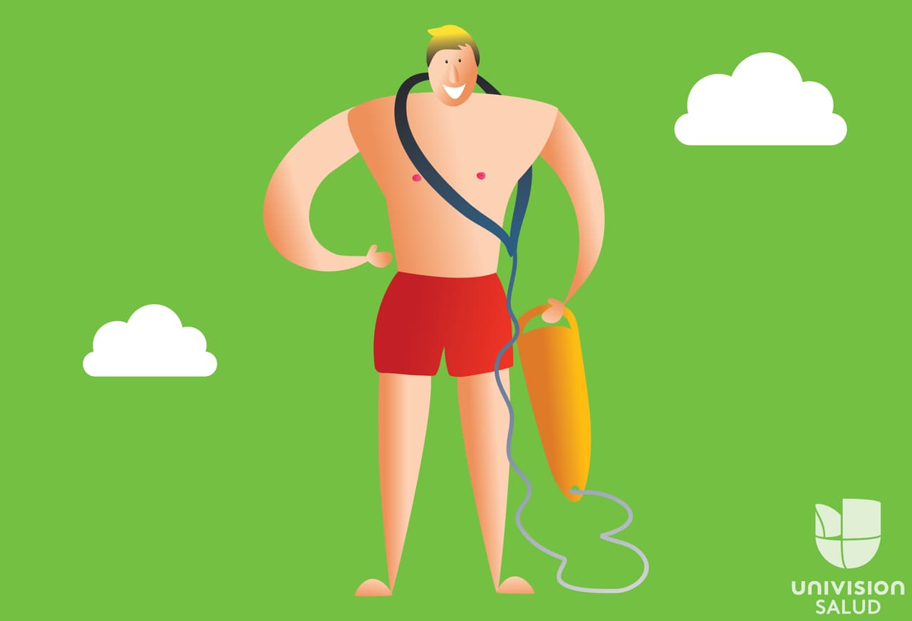 Confirme que haya personal de seguridad de guardia. Si no es así, compruebe que esté disponible un equipo de rescate, como un aro salvavidas.