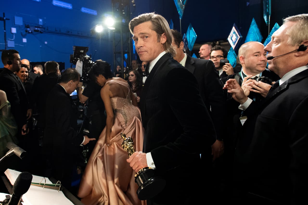 Este 2020, Brad Pitt ganó el premio al mejor actor de reparto en los Golden Globes, SAG, Bafta y el Oscar por la película de Quentin Tarantino 'Once Upon a Time in Hollywood'.