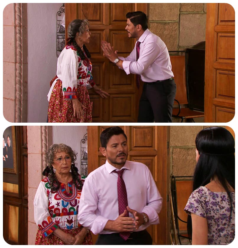 Santiago ya corrió con el chisme y le dijo a María que tú y su 'Puchis' están viéndose a escondidas.