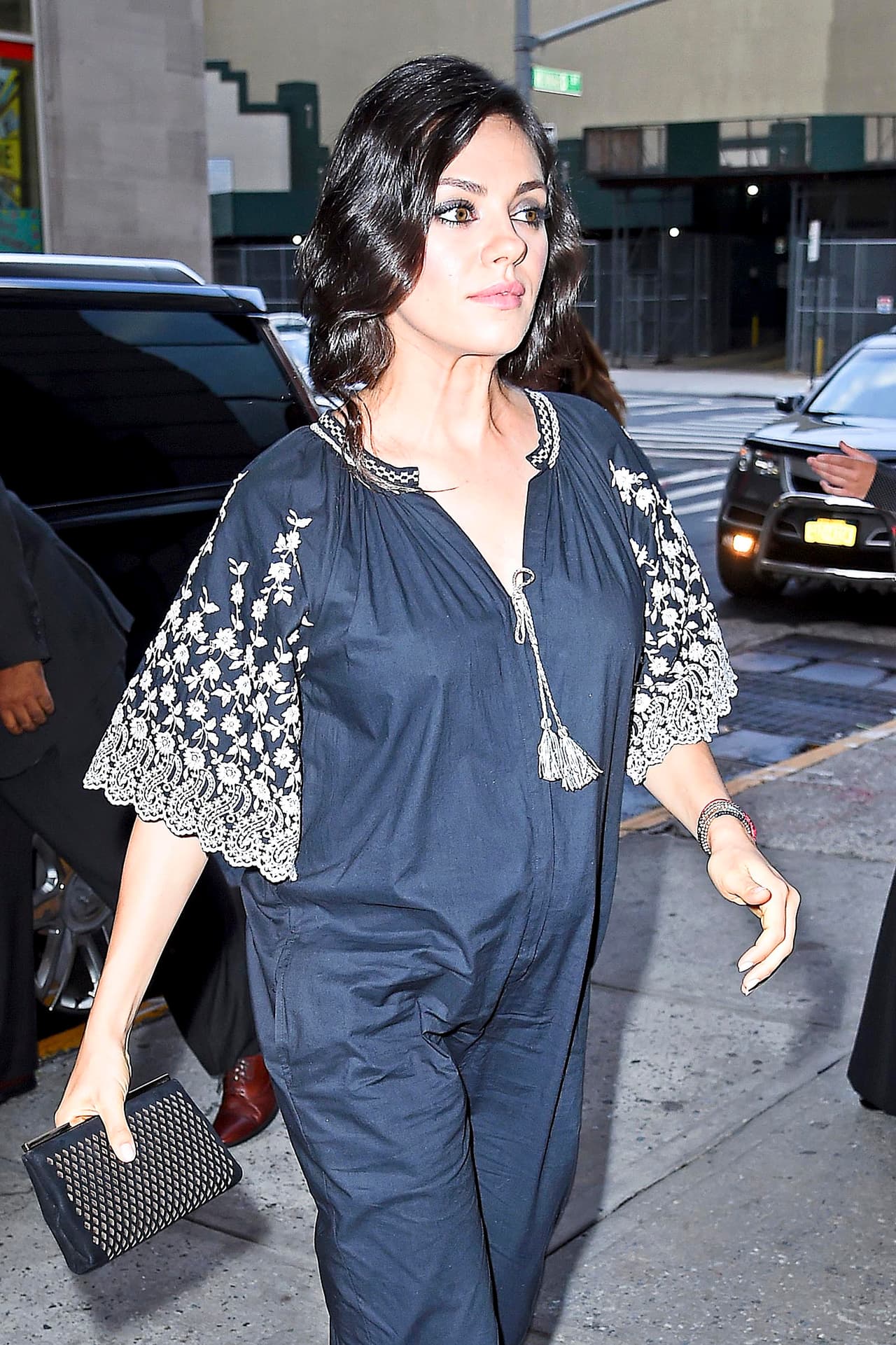 Mila Kunis en la fiesta post-estreno.