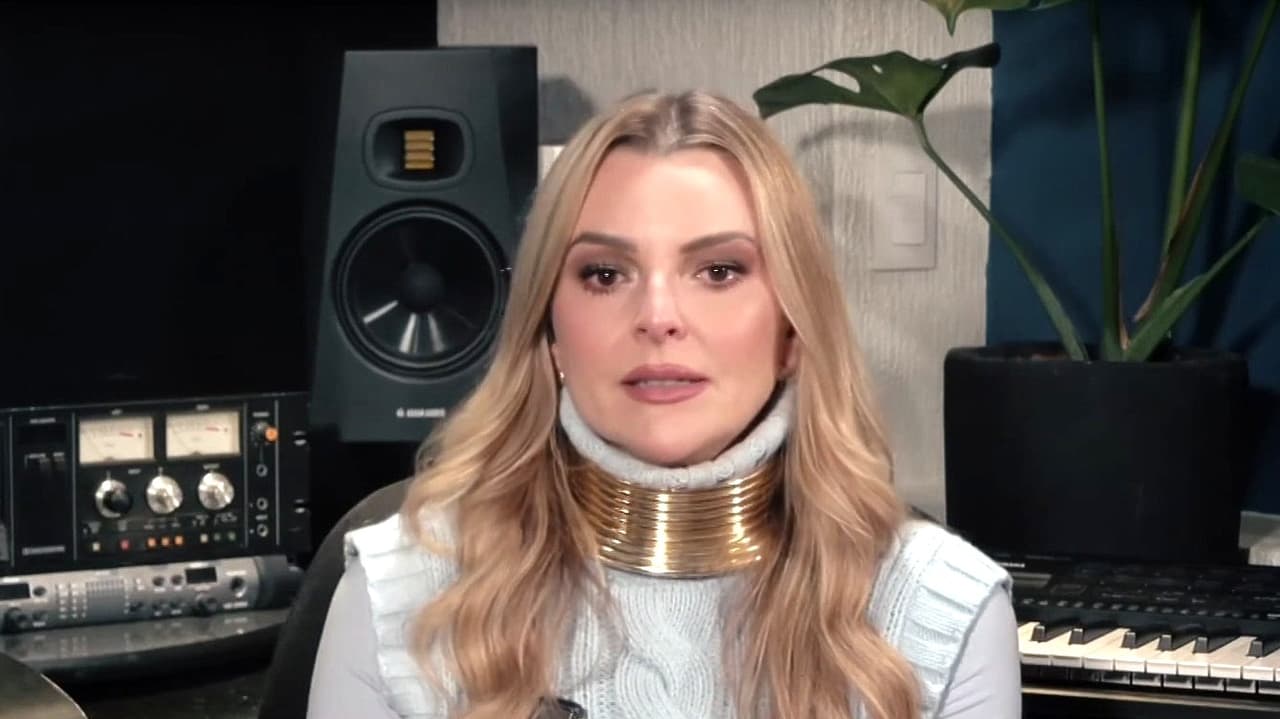 Marjorie de Sousa rompe en llanto al hablar de su hijo, su pareja y el amor a Venezuela