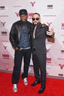 Yandel contó con invitados como 50 Cent, quien posó junto con el reggaetonero.