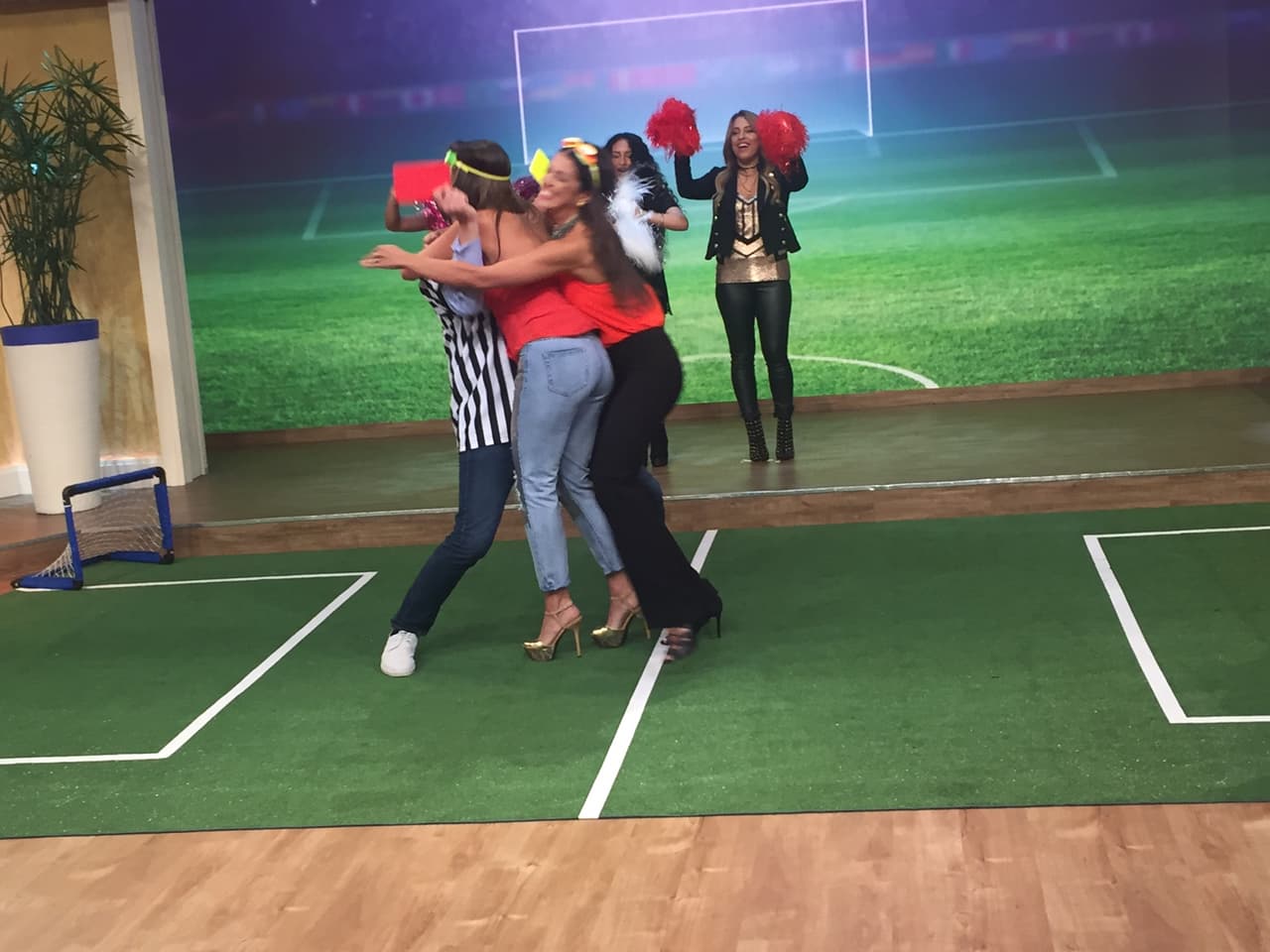 Así celebró Maity su golazo.