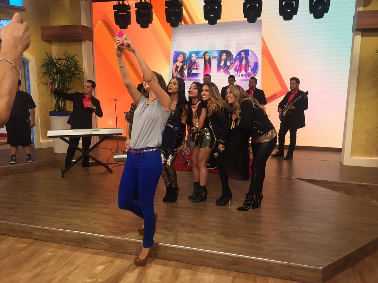 La selfie con Las Fenix no podía faltar en tan divertida mañana.