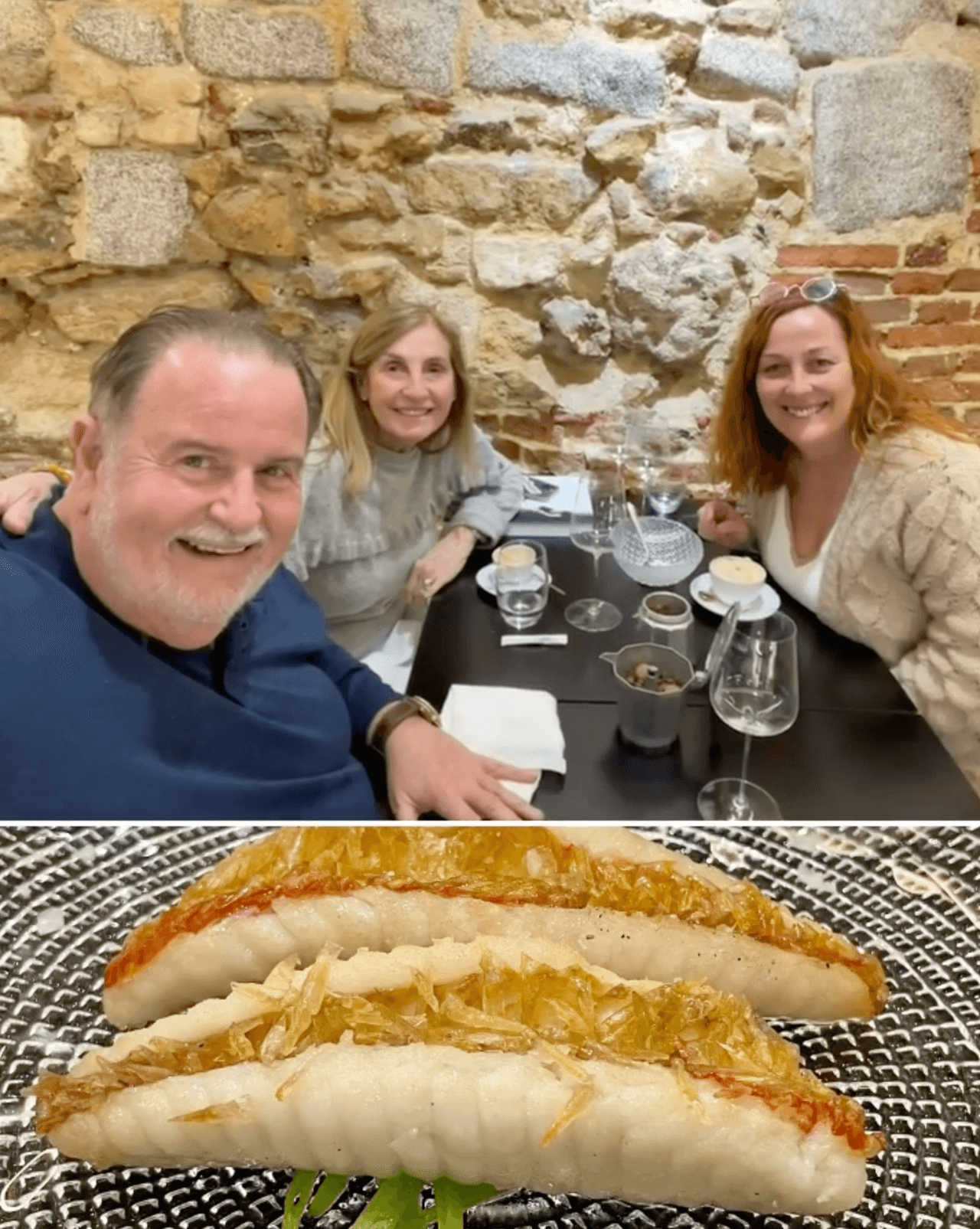 Como buen comensal, siempre toma fotos de las comidas que prueba y los restaurantes que visita.