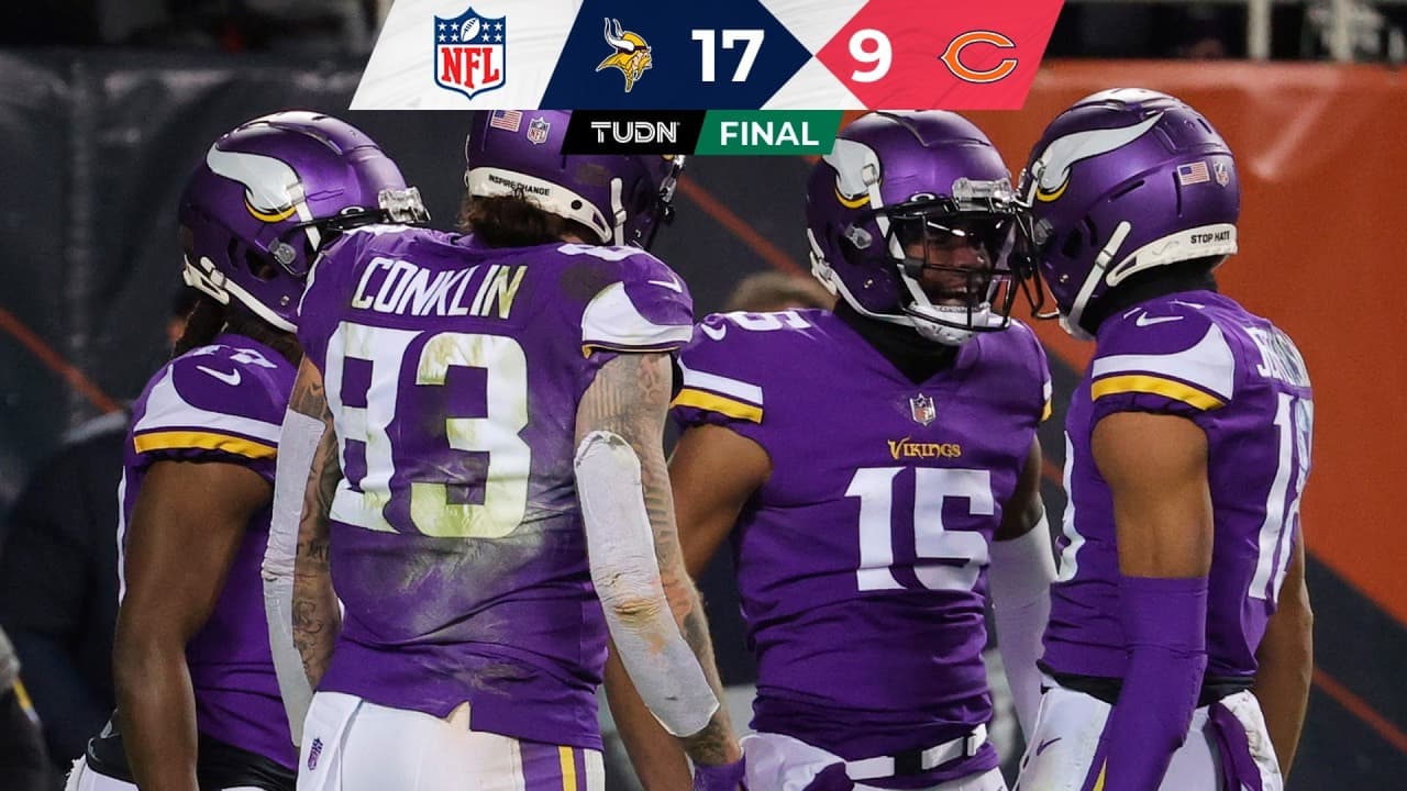 Los Vikings derrotaron a unos Bears mermados por el Covid-19