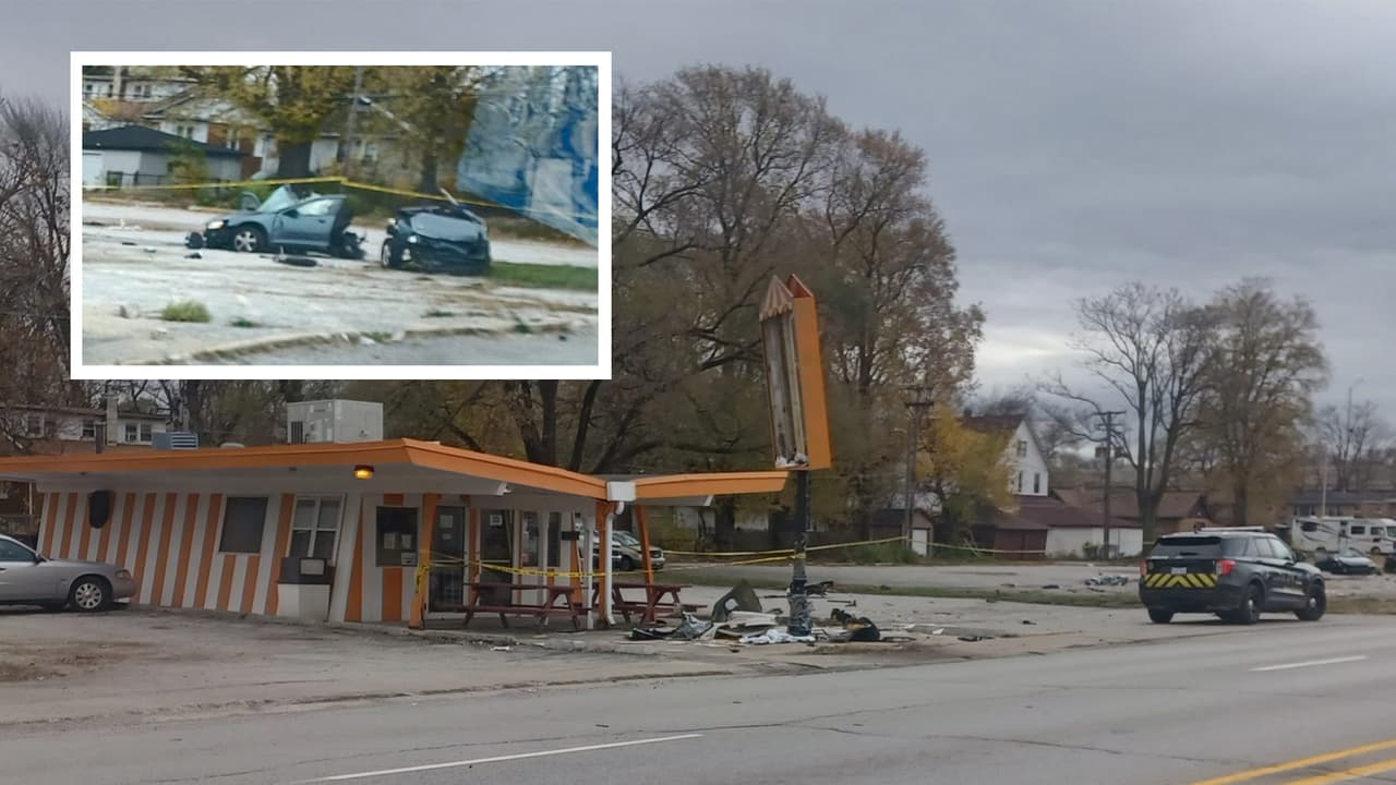 Aparatoso choque deja dos muertos y uno herido grave tras persecución con la Policía en Hazel Crest