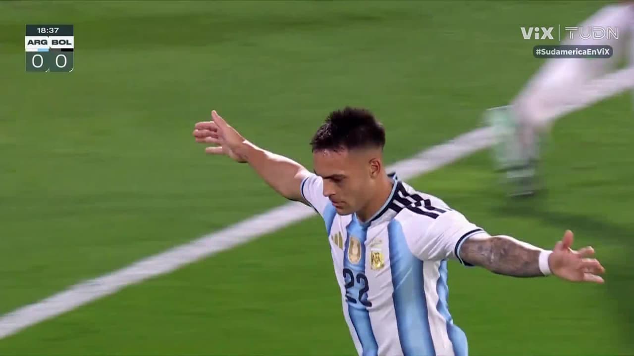 ¡Golazo de Argentina! ‘El Toro’ define cruzado para el 1-0