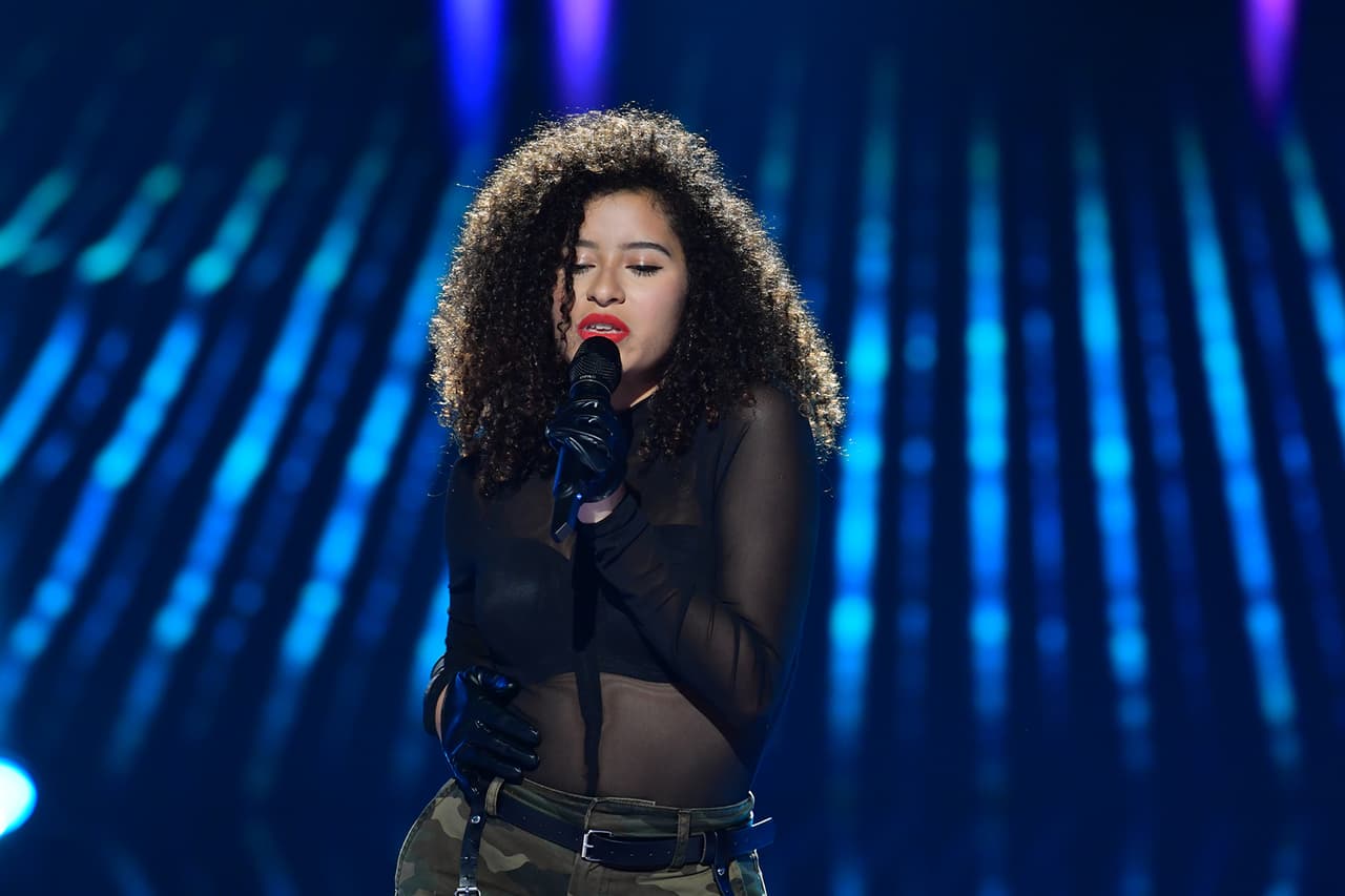 Después de dominar el escenario, Aimee recibió un "sí" unánime por parte de los tres jueces.