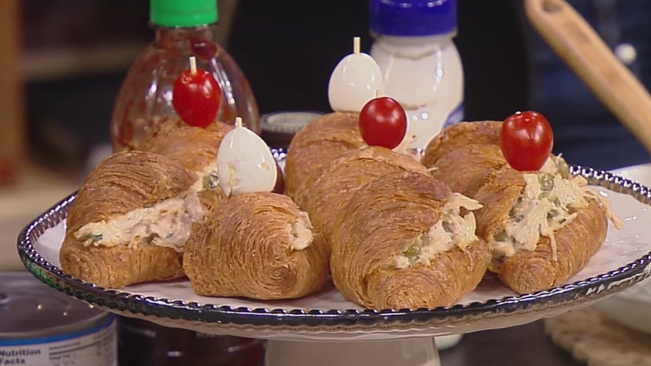 Receta de ensalada de pollo para rellenar croissants