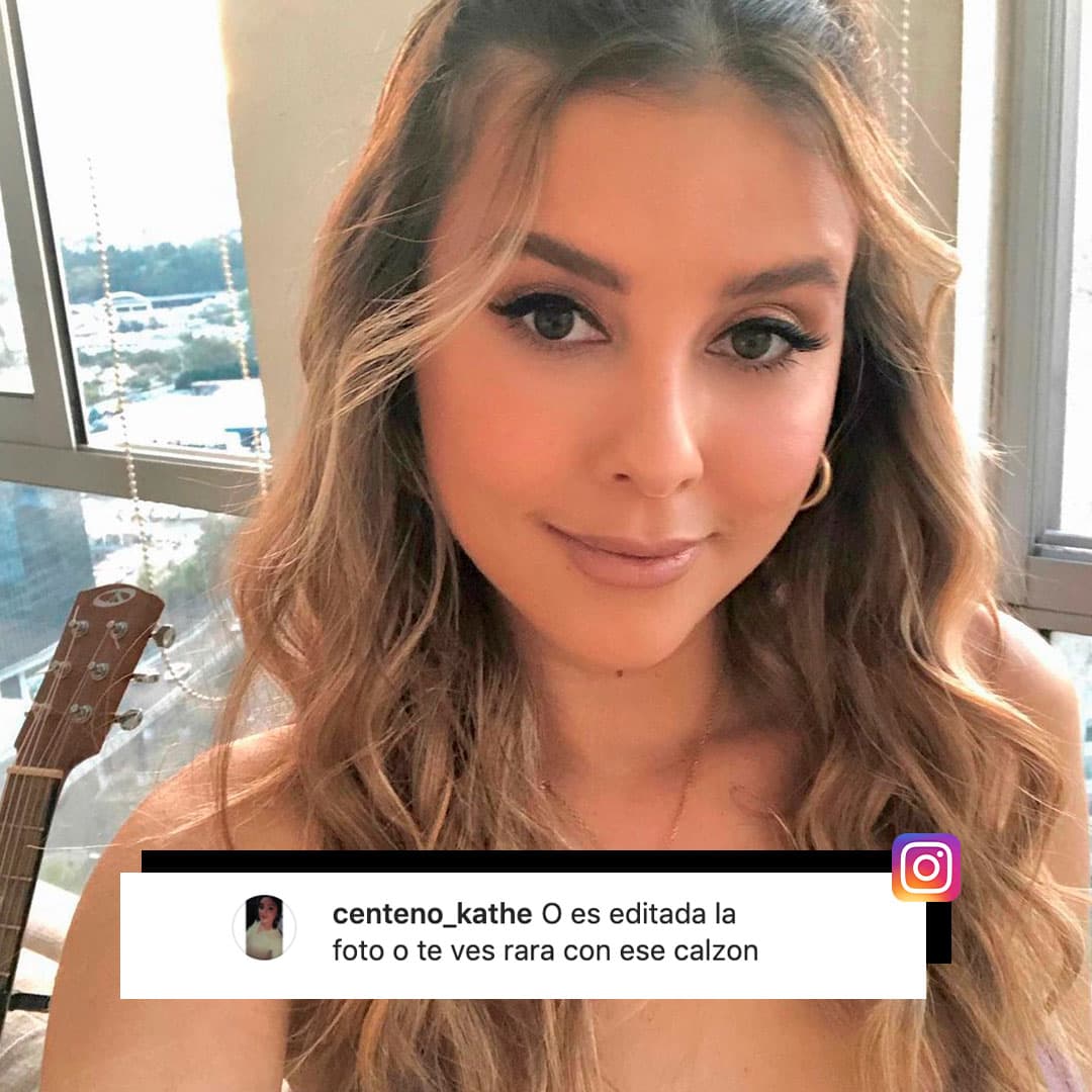 “O es editada la foto o te ves rara con ese calzón”, dictamina otra seguidora, también perpleja por el contenido de la foto.