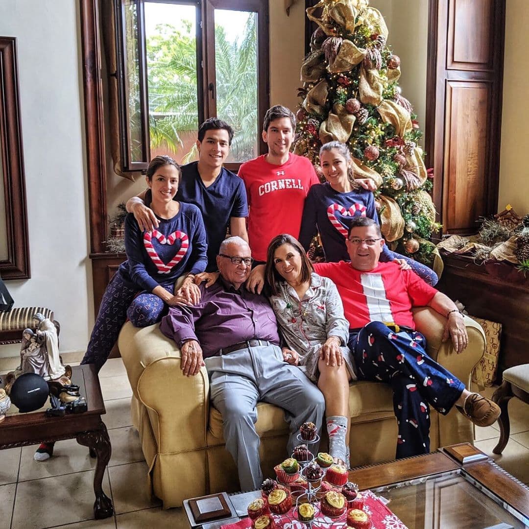 La conductora del show matutino pasó la Navidad con sus seres queridos en Honduras.