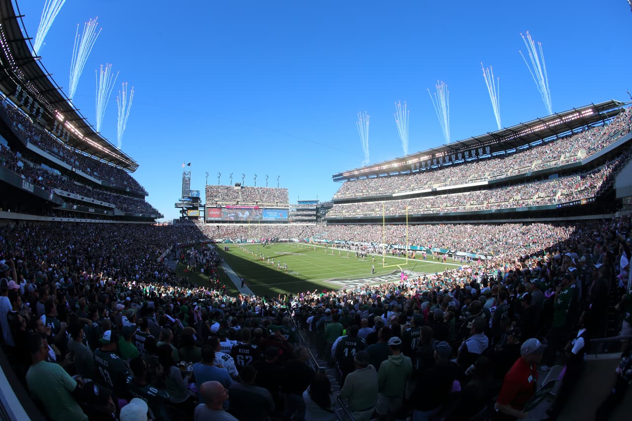 El Estadio Lincoln Financial Field fue inaugurado en el 2003 y tiene capacidad para 69.176 fanáticos.