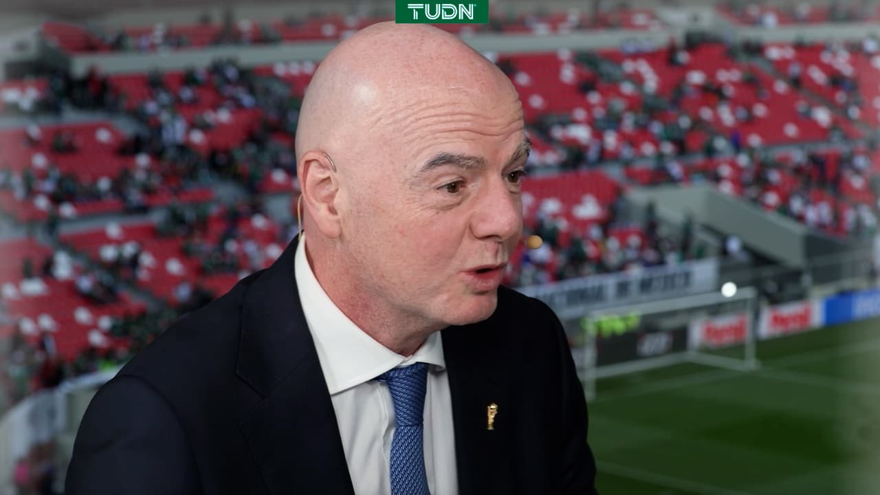 "Es la Catedral del Futbol Mundial": Infantino sobre el Estadio Ciudad de México