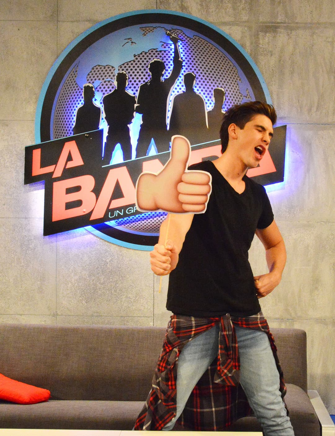 No todo puede ser ensayo, estudio y mucha concentración. Los chicos se tomaron un break del día y día and they played around.