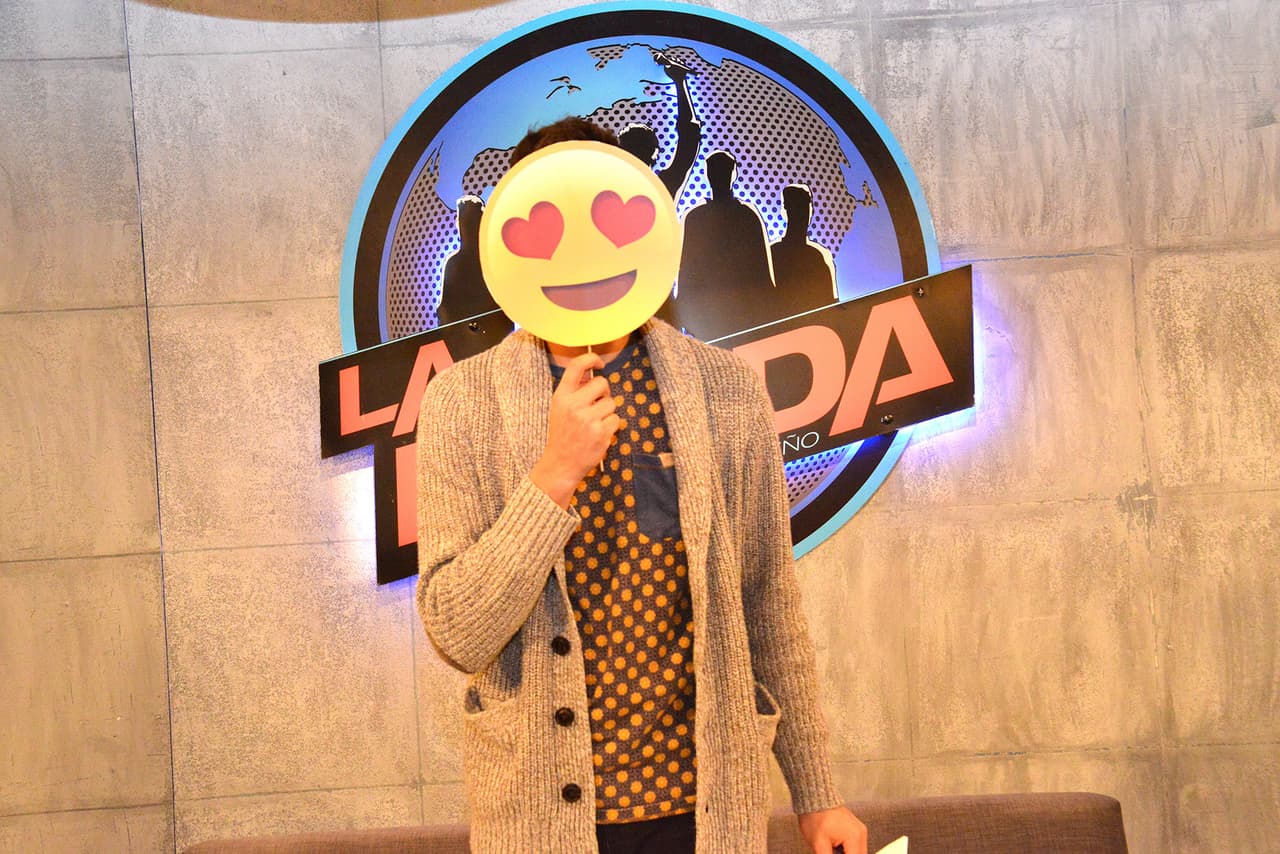 No todo puede ser ensayo, estudio y mucha concentración. Los chicos se tomaron un break del día y día and they played around.