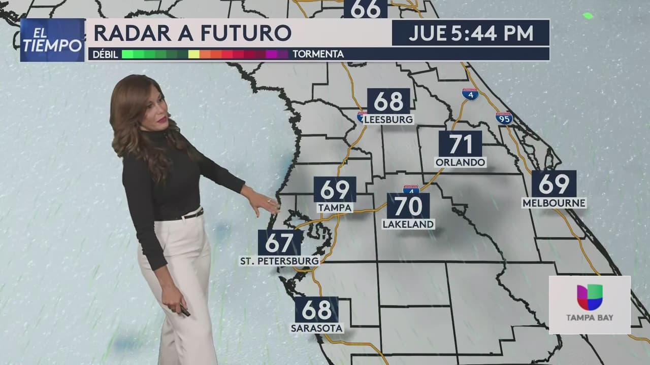 Frente frío dejará un descenso de las temperaturas para 'Thanksgiving' en la Bahía de Tampa