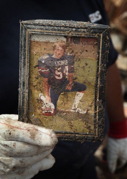 La foto de Cook fue uno de sus recuerdos más preciados que sobrevivió al terrible tornado.