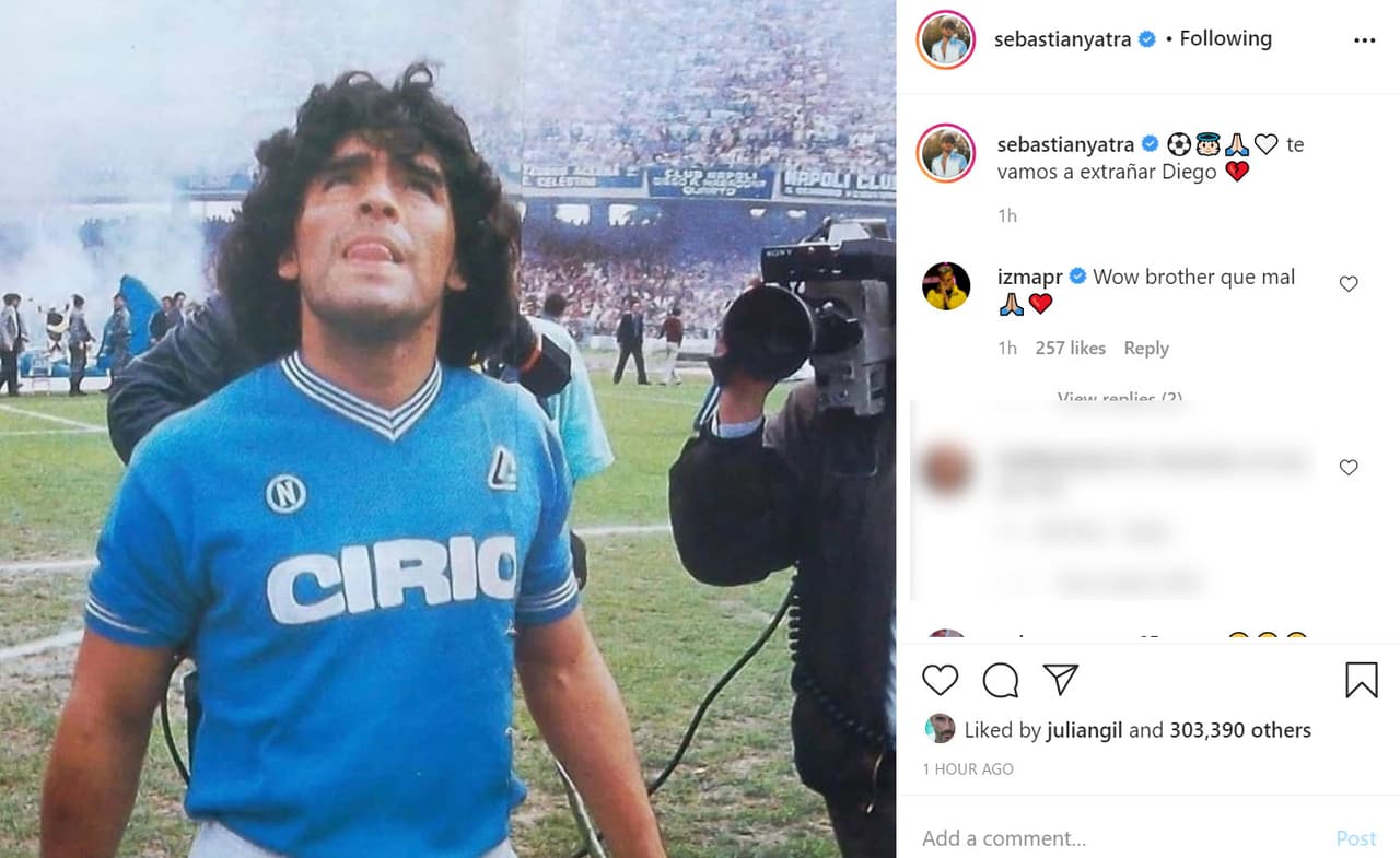 Sebastián Yatra se despidió de él con un sentido
<b><a href="https://www.instagram.com/p/CIBVOglBTza/" target="_blank">"te vamos a extrañar". </a></b>