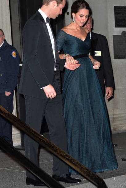 La duquesa no llevó abrigo, a pesar de las bajas temperaturas.